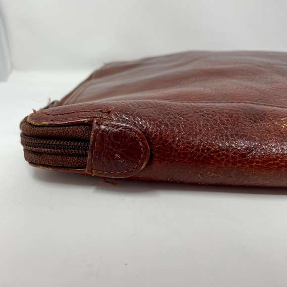 Wilson’s Vintage Brown Leather Briefcase - Picture 14 of 16